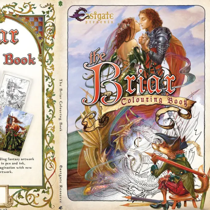 Eastgate Briar Art Colouring Book