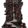 Something Different Bronze Effect Tree Man Backflow Incense Burner