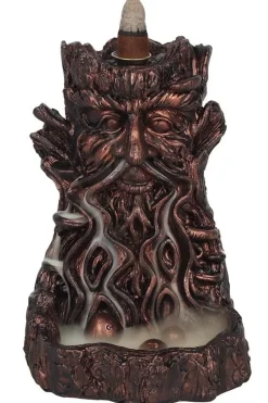 Something Different Bronze Effect Tree Man Backflow Incense Burner