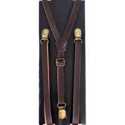 Gothic Accessories Brown Adjustable Braces Steampunk