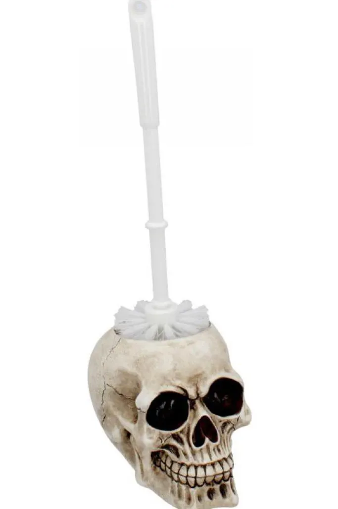 Nemesis Now Brush with Death Skull Toilet Brush
