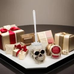 Nemesis Now Brush with Death Skull Toilet Brush