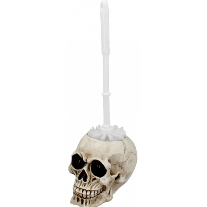Nemesis Now Brush with Death Skull Toilet Brush