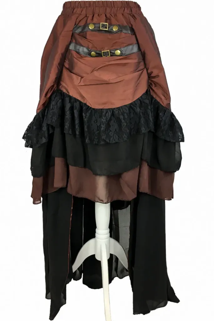 Burleska Catriana Maxi Skirt Brass