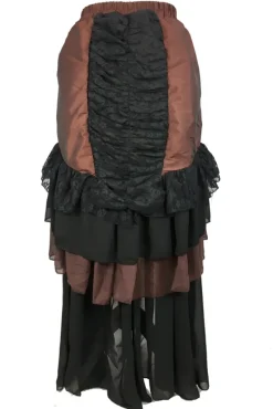 Burleska Catriana Maxi Skirt Brass