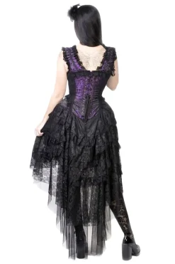 Burleska King Brocade Ophelie Dress Purple