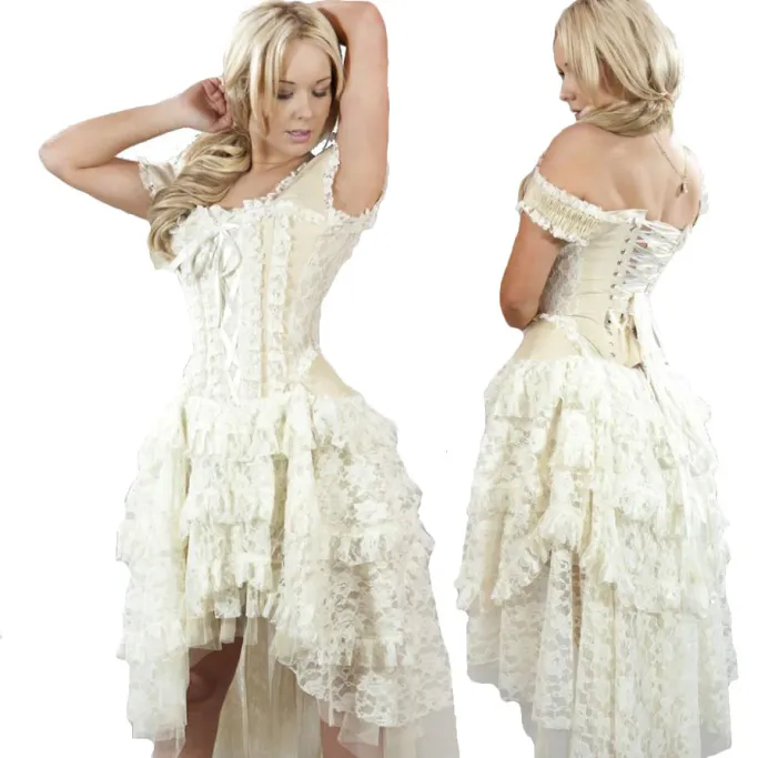 Burleska Ophelie Dress Cream