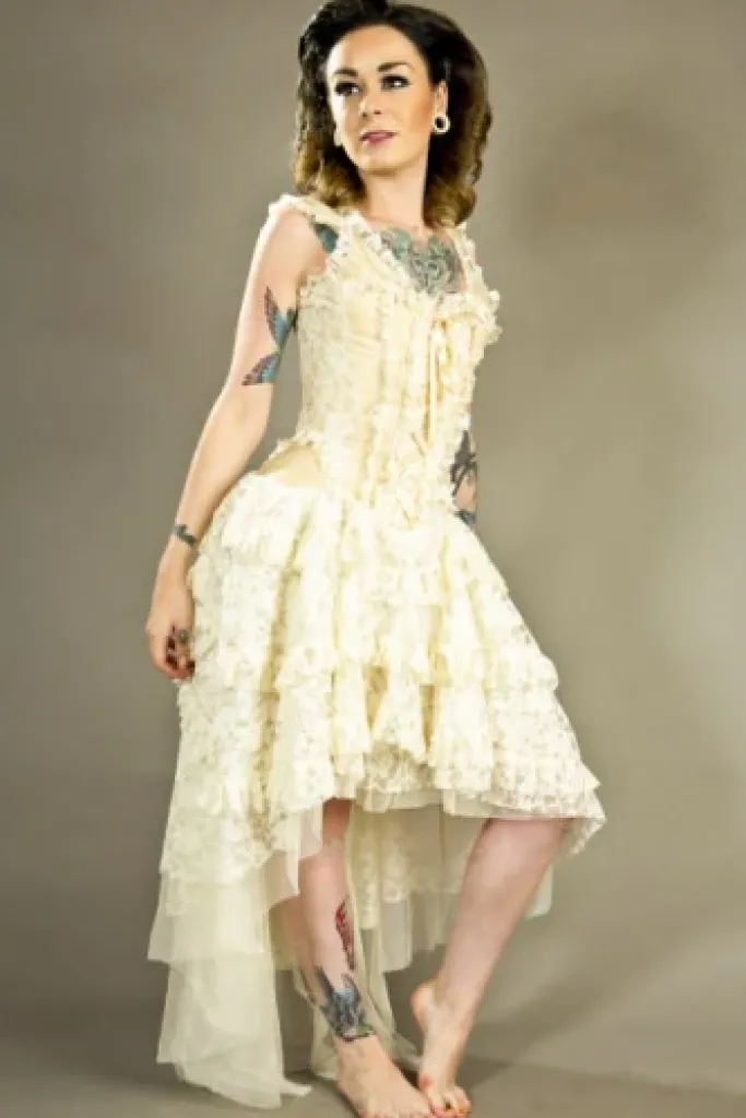 Burleska Ophelie Dress Cream