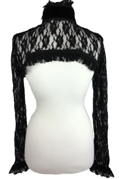 Burleska Raven Bolero Black Velvet