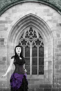 Burleska Victorian Gothic Maxi Skirt