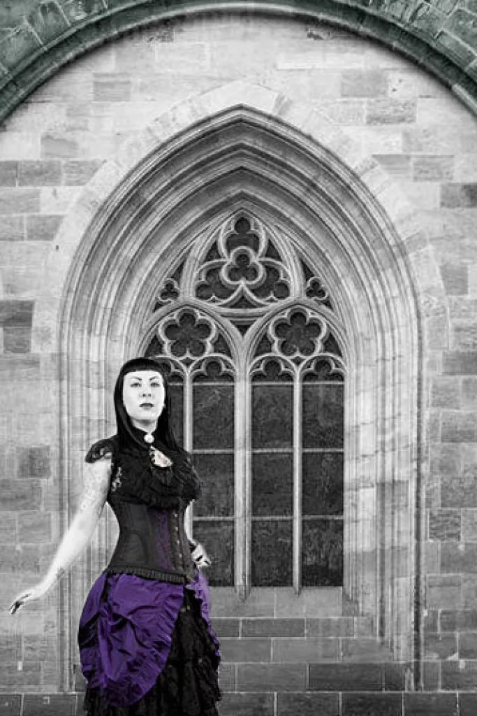 Burleska Victorian Gothic Maxi Skirt