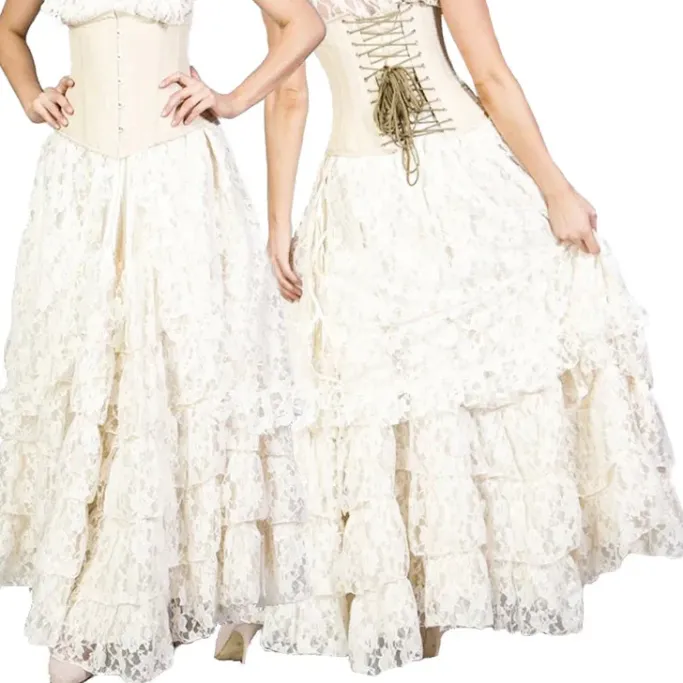 Burleska Victorian Skirt Cream