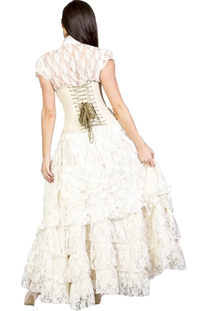 Burleska Victorian Skirt Cream