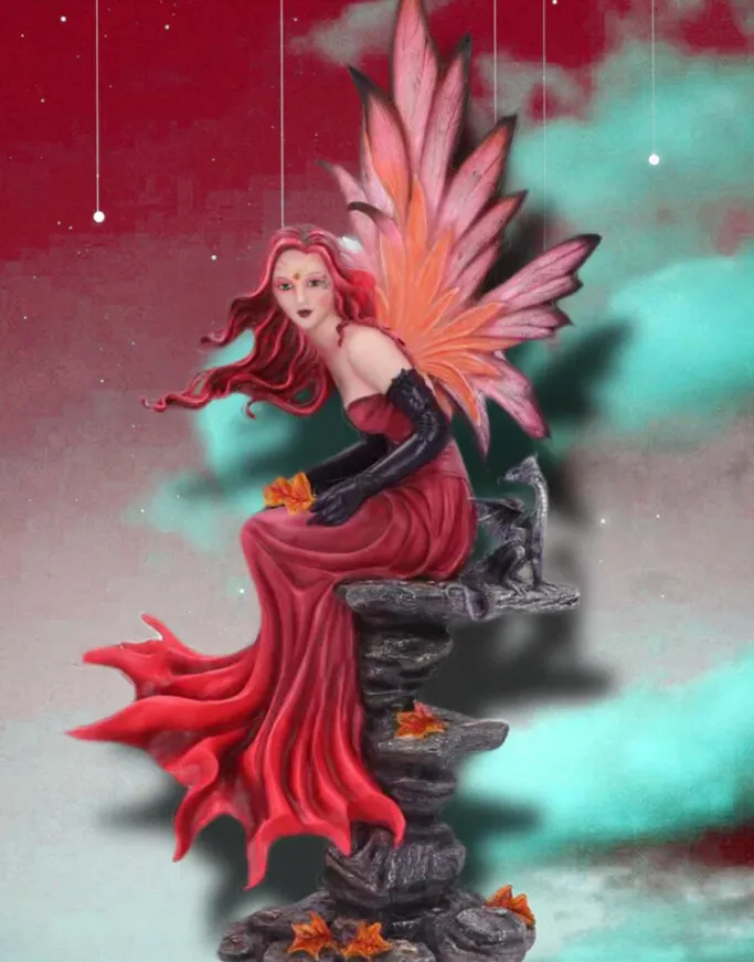 Nemesis Now Carreen Autumn Fairy and Dragon