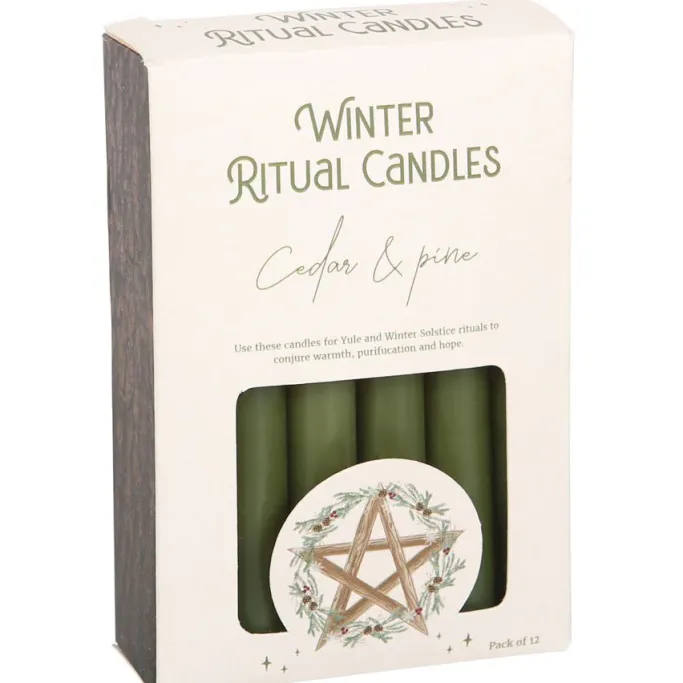 Something Different Cedar and Pine Winter Ritual Spell Candles