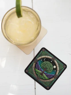 Oakhart Industries Celtic Knot Tree of Life Coaster