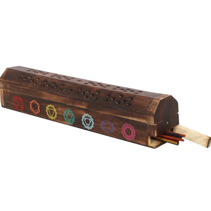 Something Different Chakra Wooden Mixed Incense Box Set
