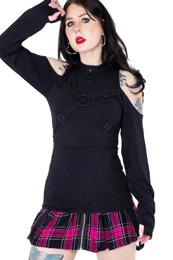 Innocent Clothing Chemical Black Anidori Top
