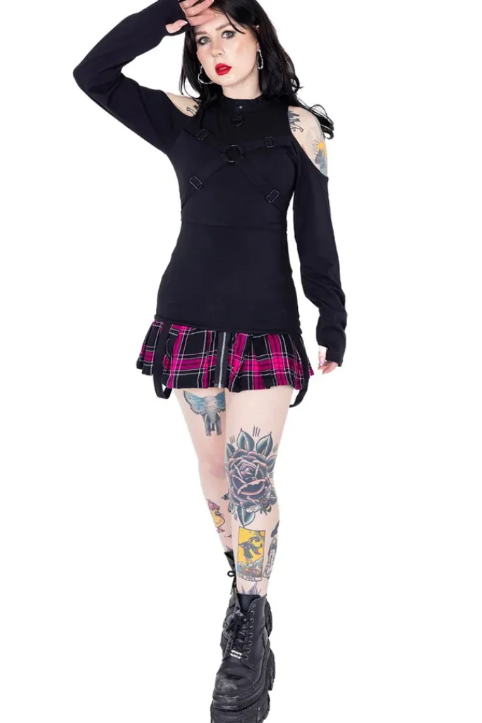 Innocent Clothing Chemical Black Anidori Top