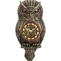 Nemesis Now Chronology Wisdom Steampunk Owl Clock