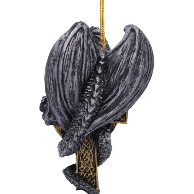 Nemesis Now Claus Festive Hanging Dragon Ornament
