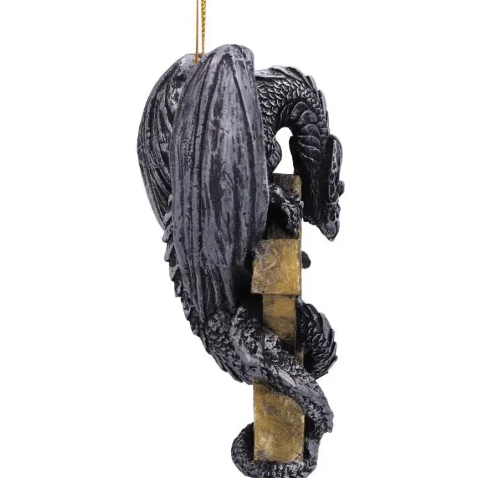 Nemesis Now Claus Festive Hanging Dragon Ornament