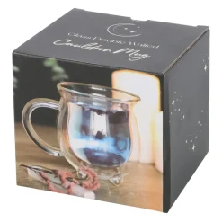 Something Different Clear Double Walled Glass Cauldron Mug