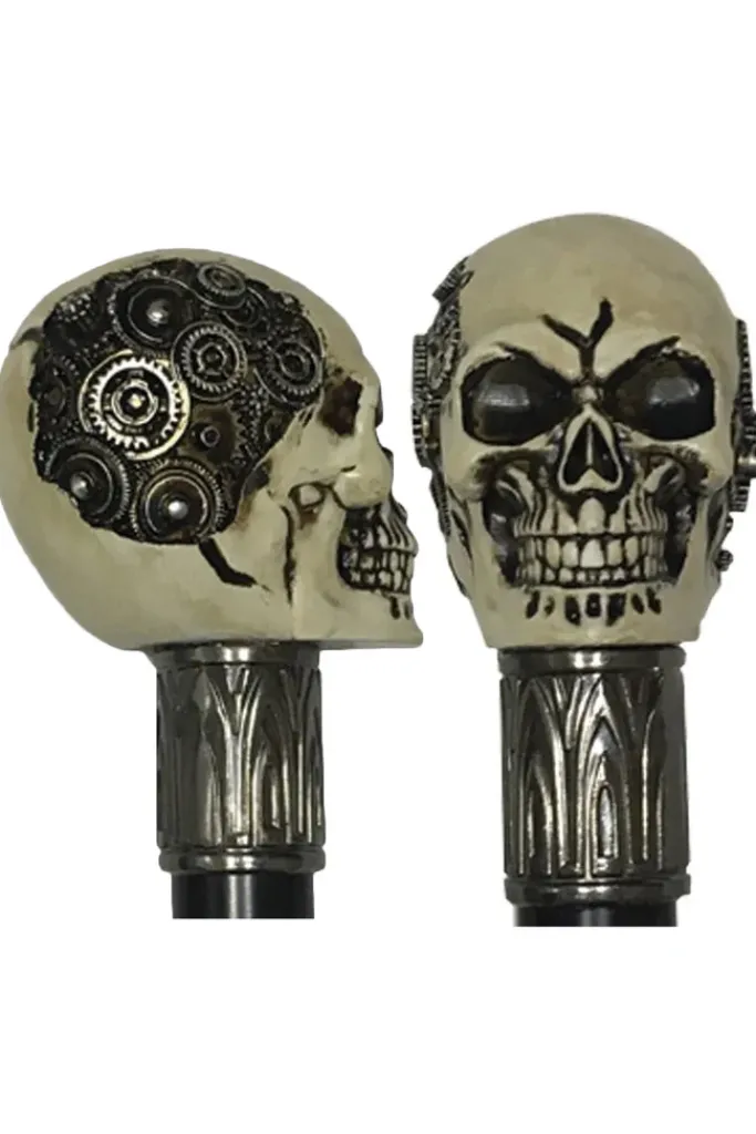 Nemesis Now Clockwork Cranium Swaggering Cane