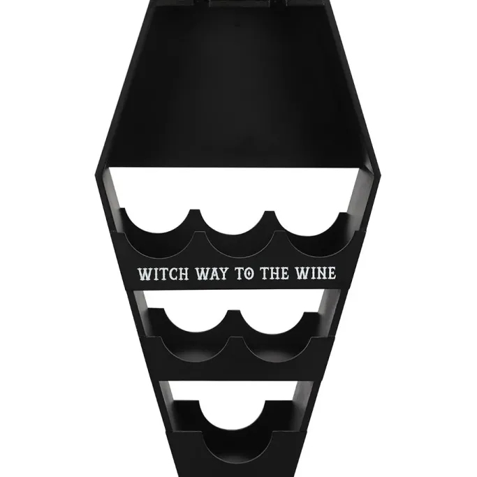 Something Different Coffin Wine Shelf