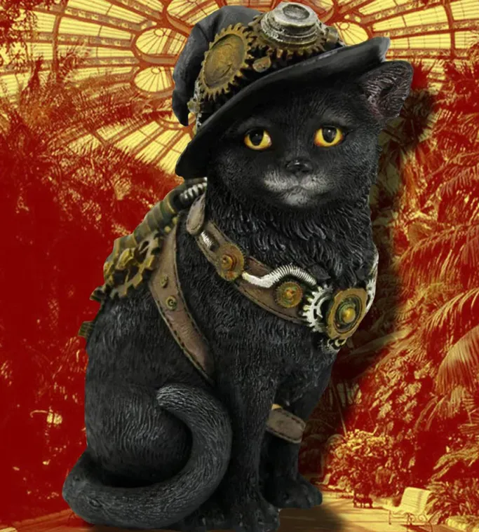 Nemesis Now Cogsmiths Steampunk Cat