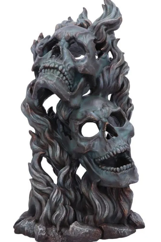 Nemesis Now Comedy and Tragedy Skull Ornament