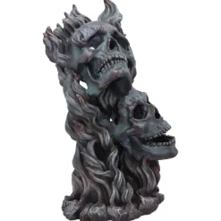 Nemesis Now Comedy and Tragedy Skull Ornament