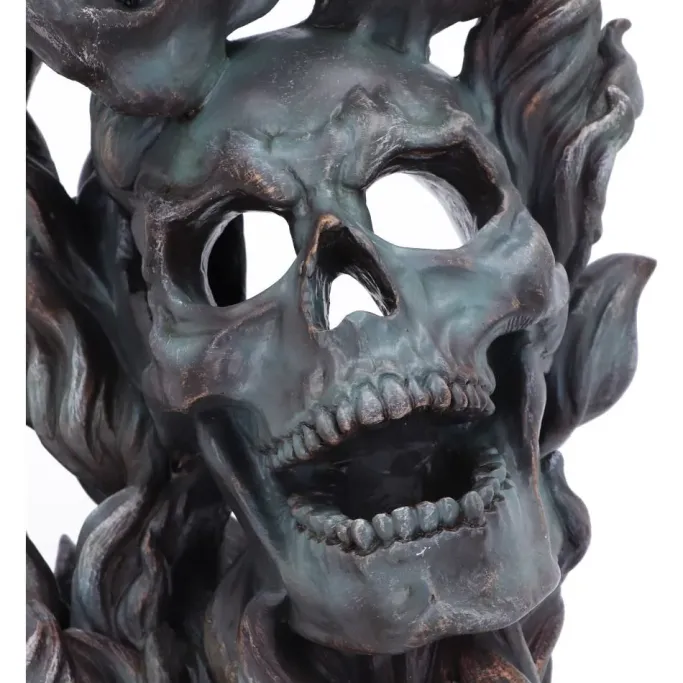 Nemesis Now Comedy and Tragedy Skull Ornament