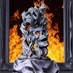 Nemesis Now Comedy and Tragedy Skull Ornament