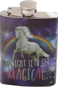 Puckator Cosmic Unicorn Hip Flask