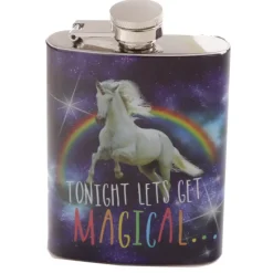 Puckator Cosmic Unicorn Hip Flask