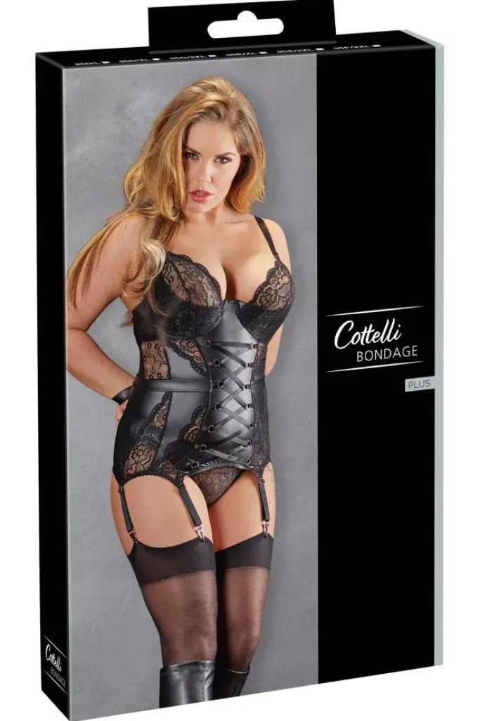 Cottelli Collection Bondage Cottelli Bondage Basque and Briefs