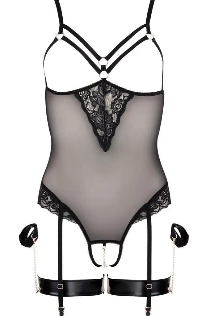 Cottelli Collection Bondage Cottelli Bondage Body with Suspenders