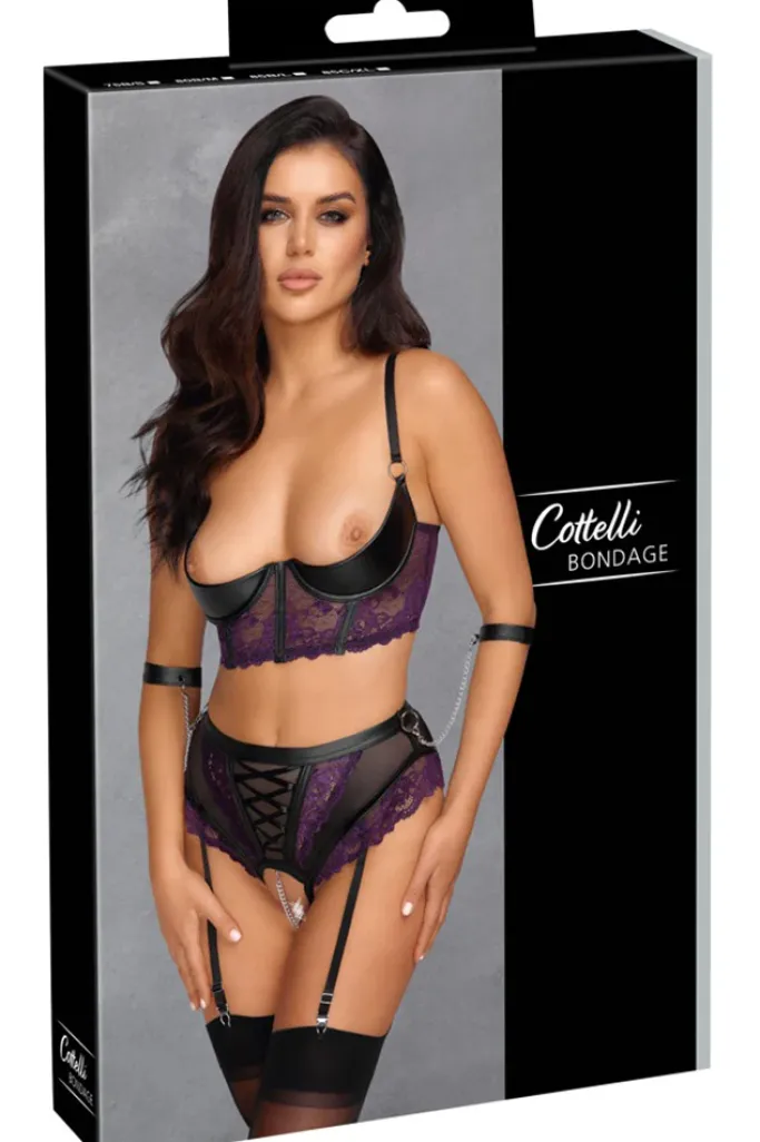 Cottelli Collection Bondage Cottelli Bondage Burlesque Style Set