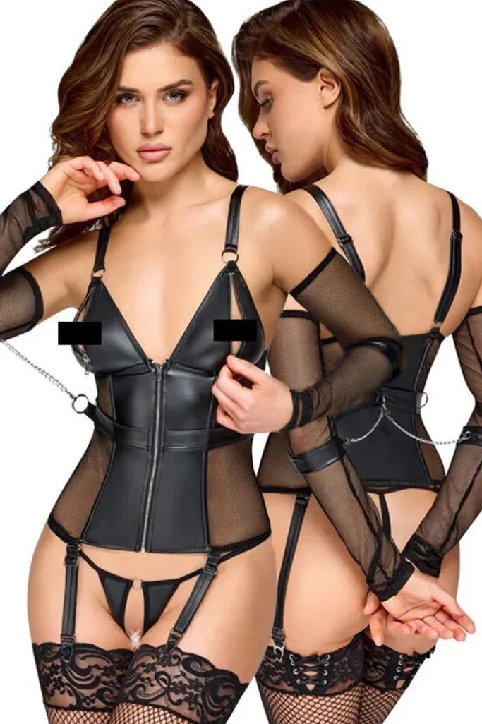 Cottelli Collection Bondage Cottelli Bondage Captivating Basque