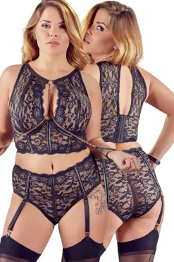 Cottelli Collection Bondage Cottelli Bondage Captivating Moments Set (85D/L, 90E/XL, 95D/2XL, 95E/2XL)