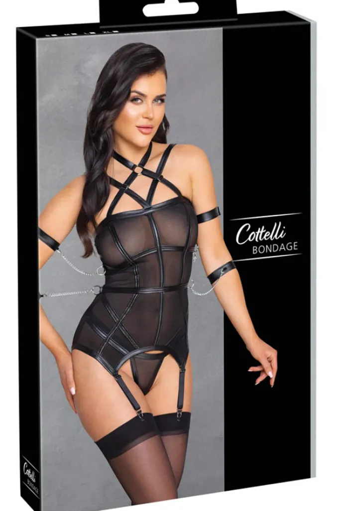 Cottelli Collection Bondage Cottelli Bondage Harness Lingerie Set