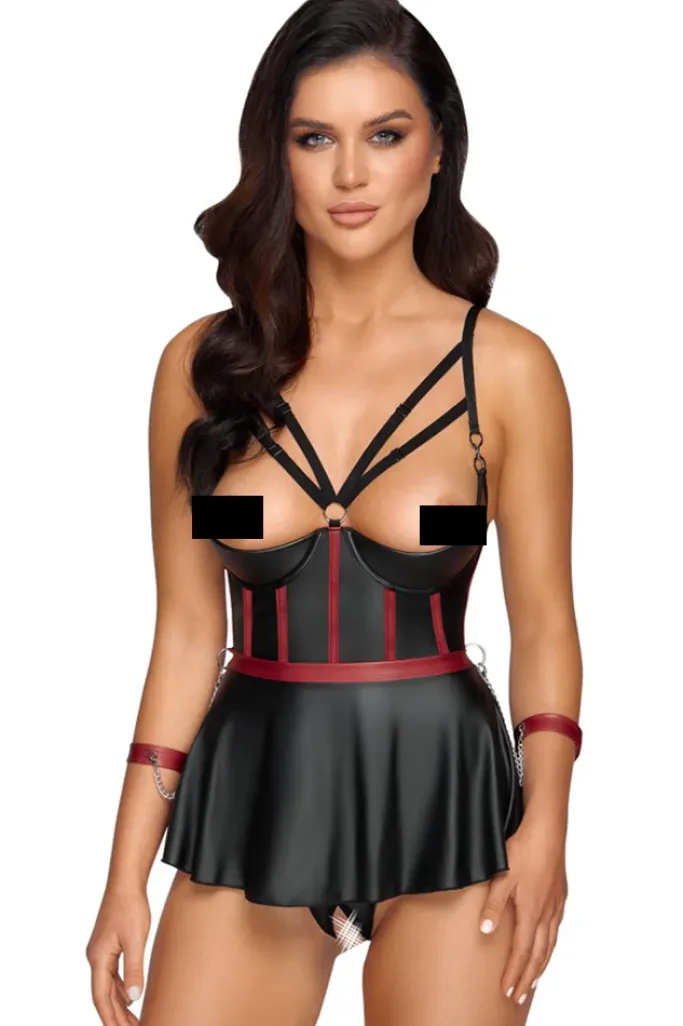 Cottelli Collection Bondage Cottelli Bondage Longline Set