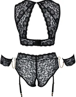 Cottelli Collection Bondage Cottelli Bondage Plus Size Lace Lingerie Set