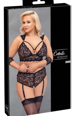 Cottelli Collection Bondage Cottelli Bondage Plus Size Lace Lingerie Set
