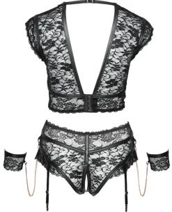 Cottelli Collection Bondage Cottelli Bondage Plus Size Lingerie Set