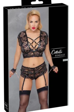 Cottelli Collection Bondage Cottelli Bondage Plus Size Lingerie Set