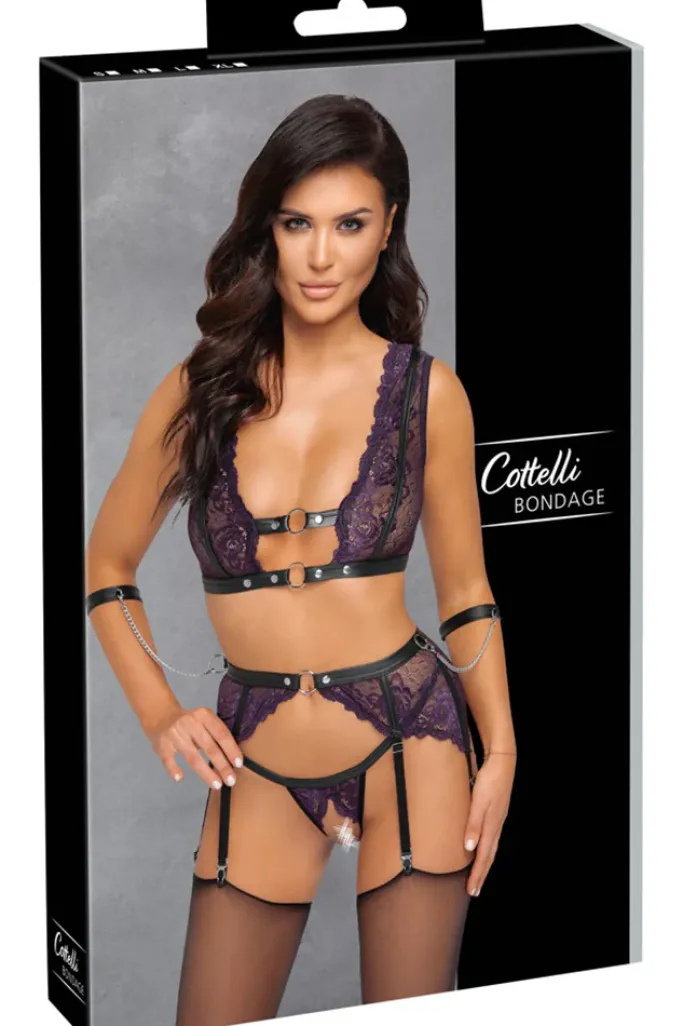 Cottelli Collection Bondage Cottelli Bondage Purple Set