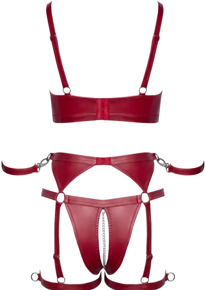Cottelli Collection Bondage Cottelli Bondage Red Set (L. XL)