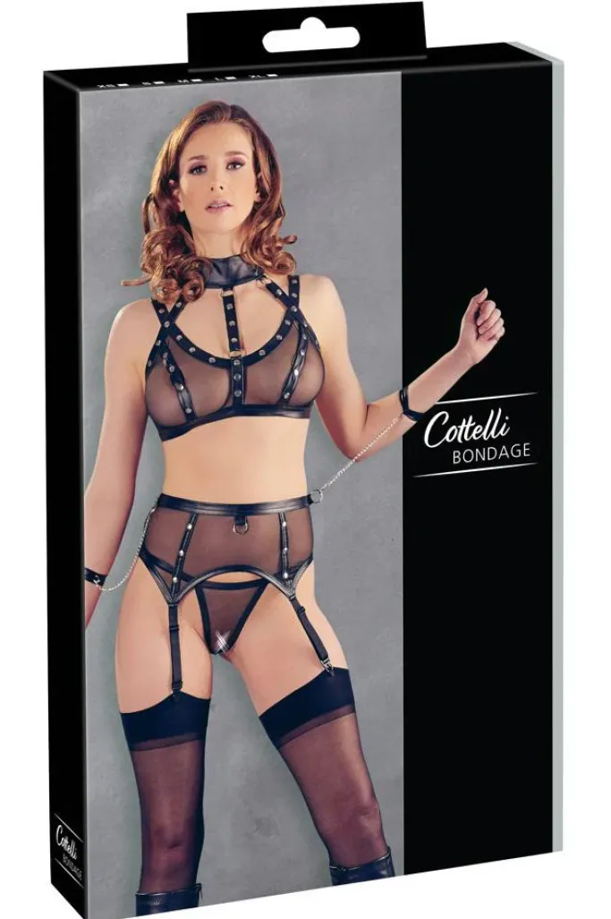 Cottelli Collection Bondage Cottelli Bondage Suspender Set